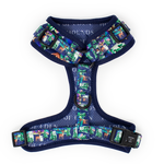 Polar Lights - Navy Polar Bear Design Dog Harness