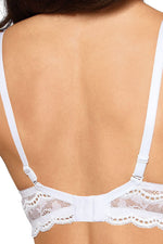 Roza Lagerta Push Up White Bra