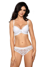 Roza Lagerta Lace Thong White