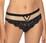 Roza Torfi Lace Thong Black
