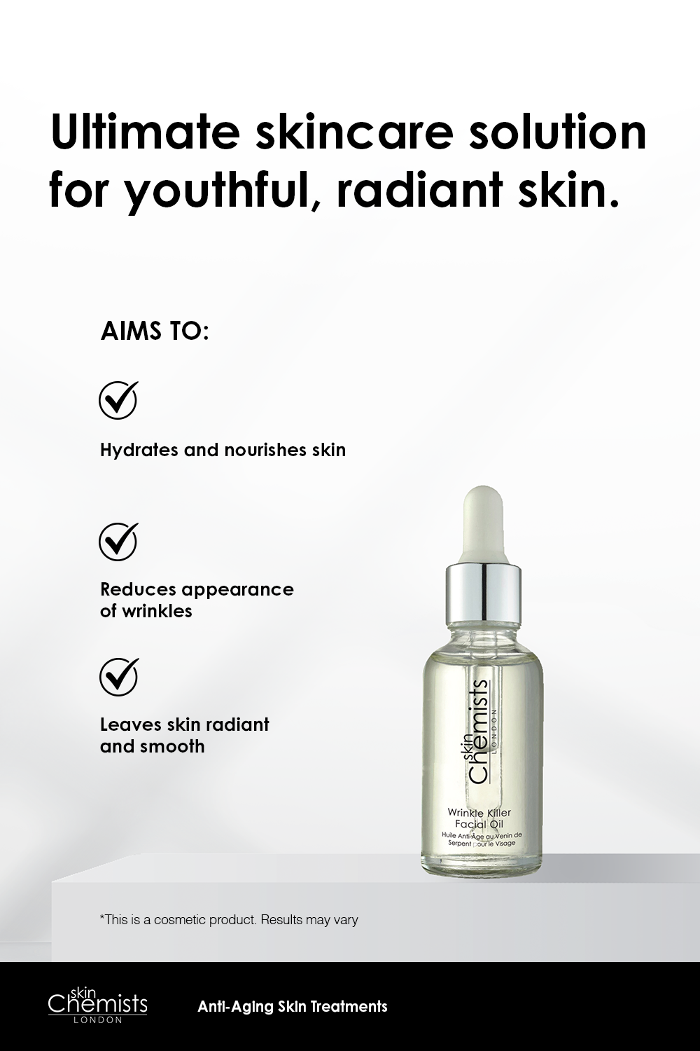 skinChemists Wrinkle Killer Facial Oil 30ml