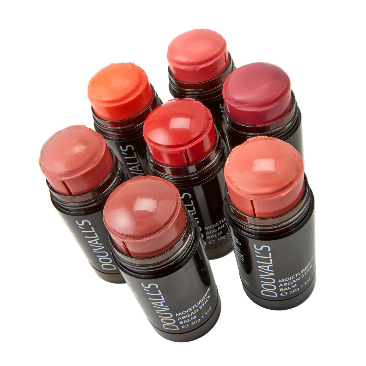 Douvall's Argan Colour Stick Balm 30g | Instant Hydration and pop of colour for lips and cheeks