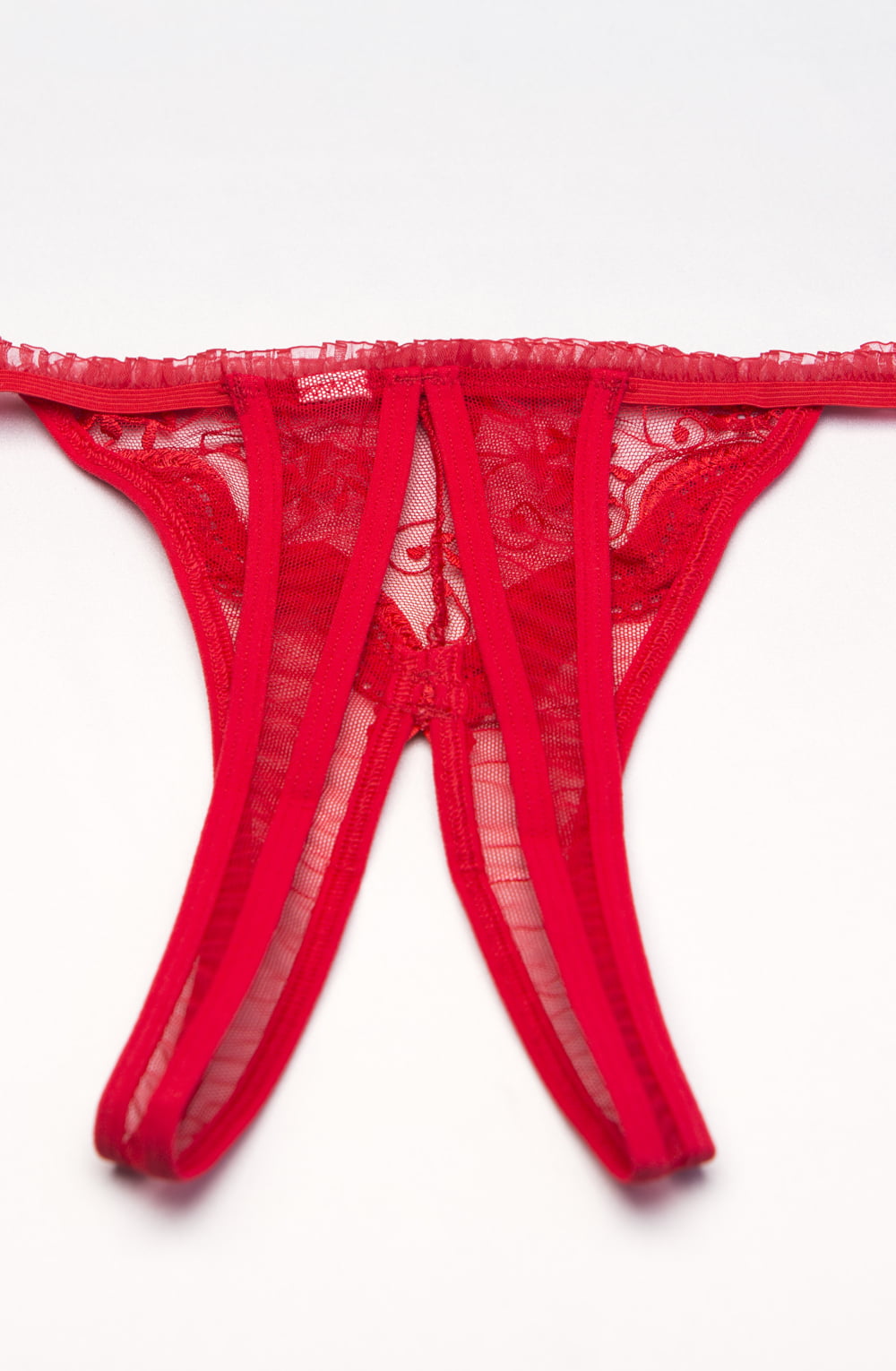 Shirley of Hollywood Thong Red One Size