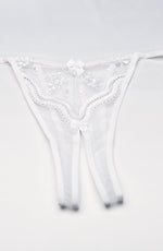 Shirley of Hollywood Thong White One Size