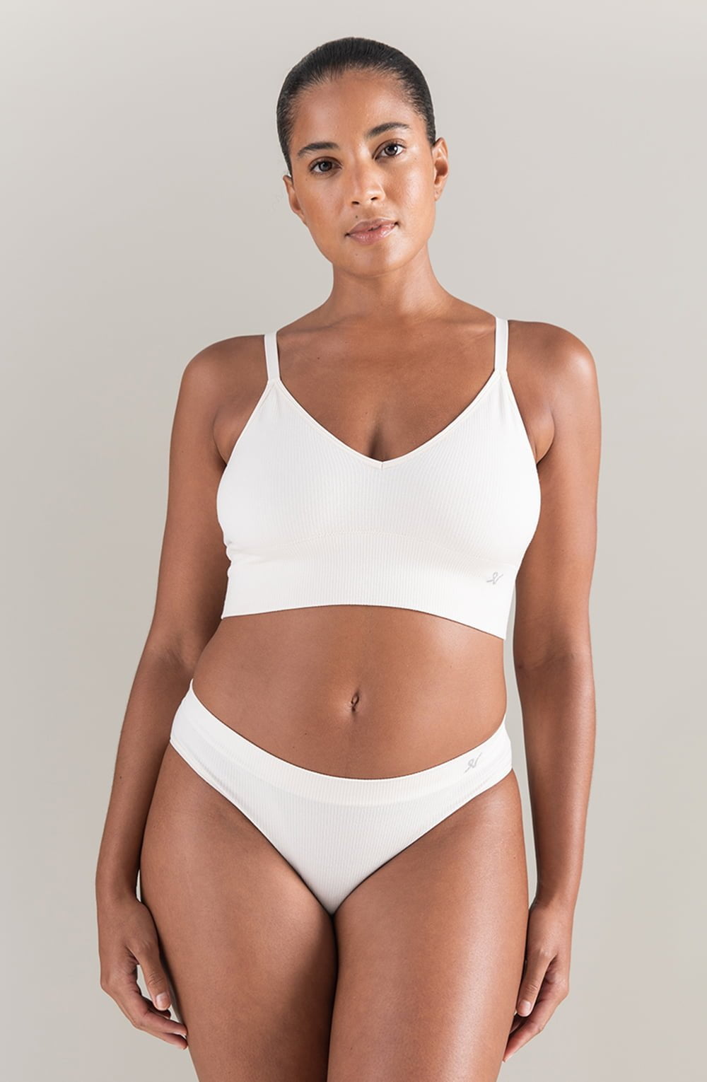 Nudea The TENCEL™ Seamless Bralette White Sand