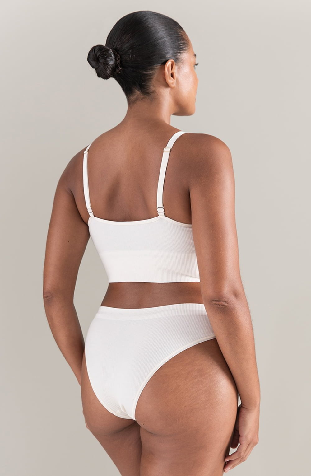 Nudea The TENCEL™ Seamless Bralette White Sand