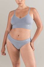 Nudea The TENCEL™ High Leg Brief Storm Grey