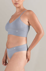 Nudea The TENCEL™ High Leg Brief Storm Grey