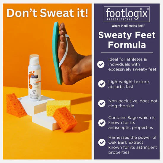 Footlogix Sweaty Feet Formula 125ml