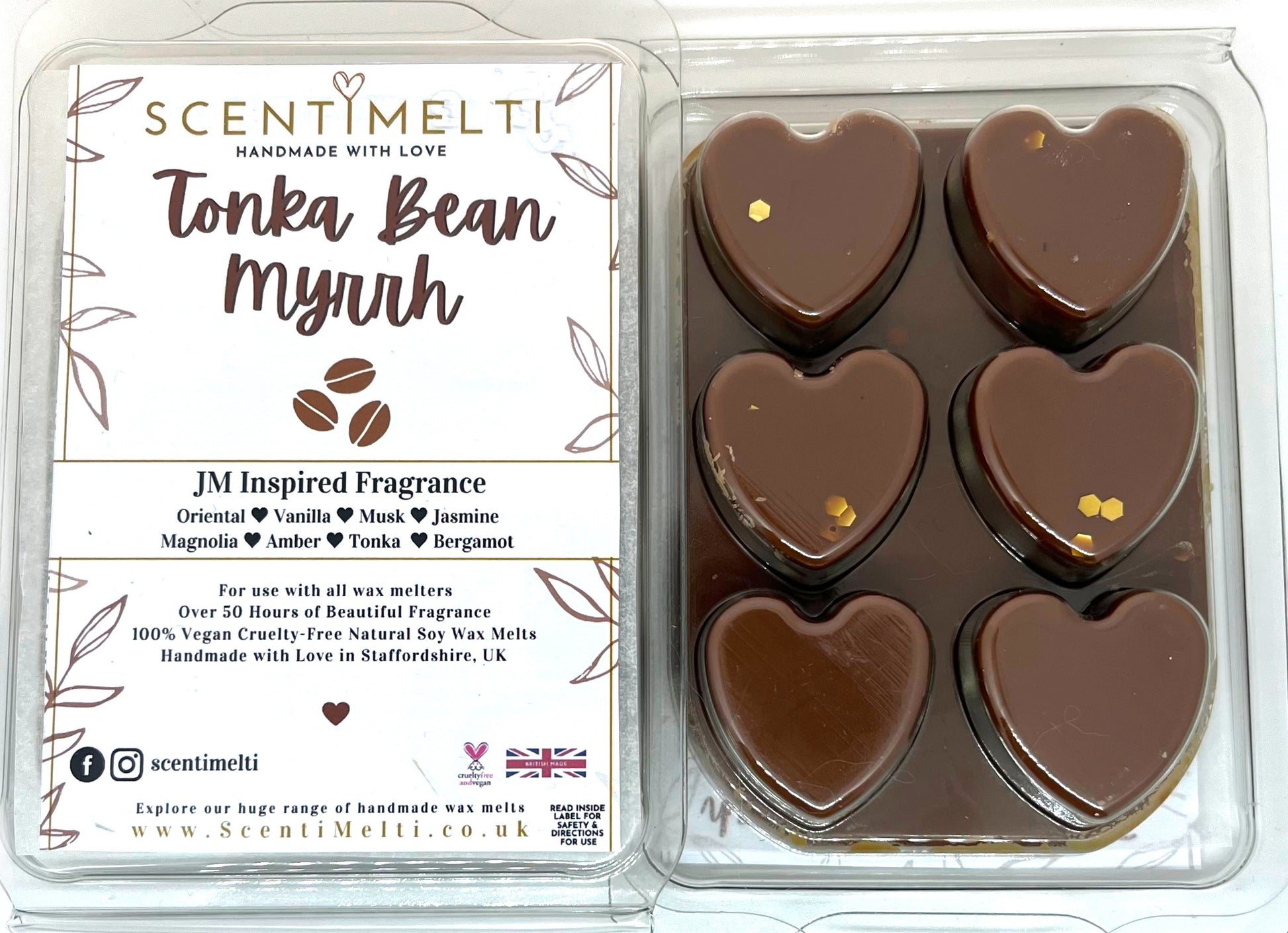 Tonka Bean & Myrrh Wax Melts Inspired by JM - ScentiMelti  Tonka Bean & Myrrh Wax Melts Inspired by JM