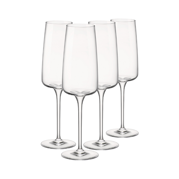 Bormioli Rocco Planeo Champagne Flutes - 260ml - Set of 4