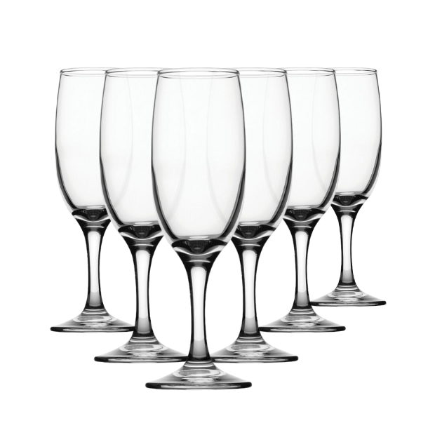Pure Champagne Flutes - 190ml - Set of 6