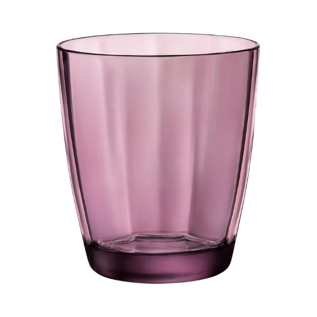 Bormioli Rocco Pulsar Double Old Fashioned Glasses Purple - 390ml - Set of 6