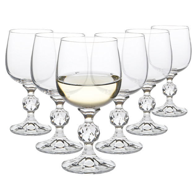 Claudia Crystalite Wine Glasses - 190ml - Set of 6