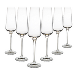 Krosno Avant-Garde Champagne Flutes - 180ml - Set of 6