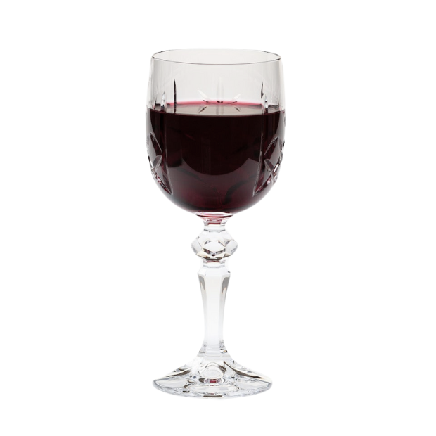 Flamenco Crystalite Full Cut Wine Glasses - 170ml - Set of 6