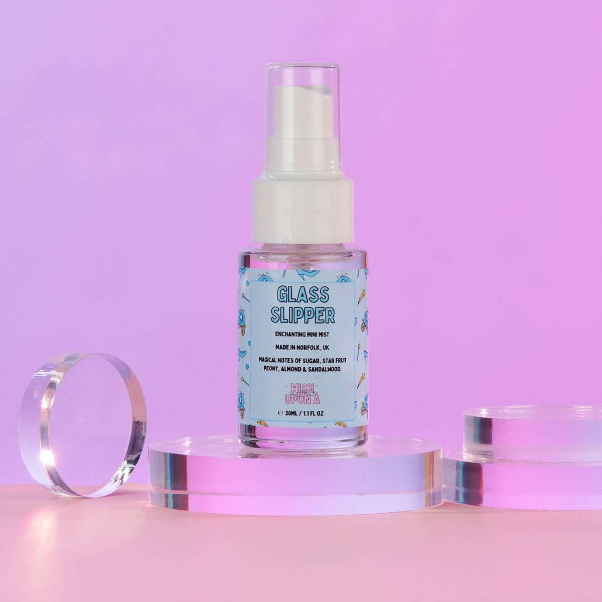 Wish Upon A Candle Co® Luxury Room Mist Collection- Pick Your Fragrance 30ml Glass Slipper