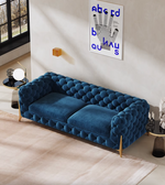 Aaron Two Seater Sofa Velvet