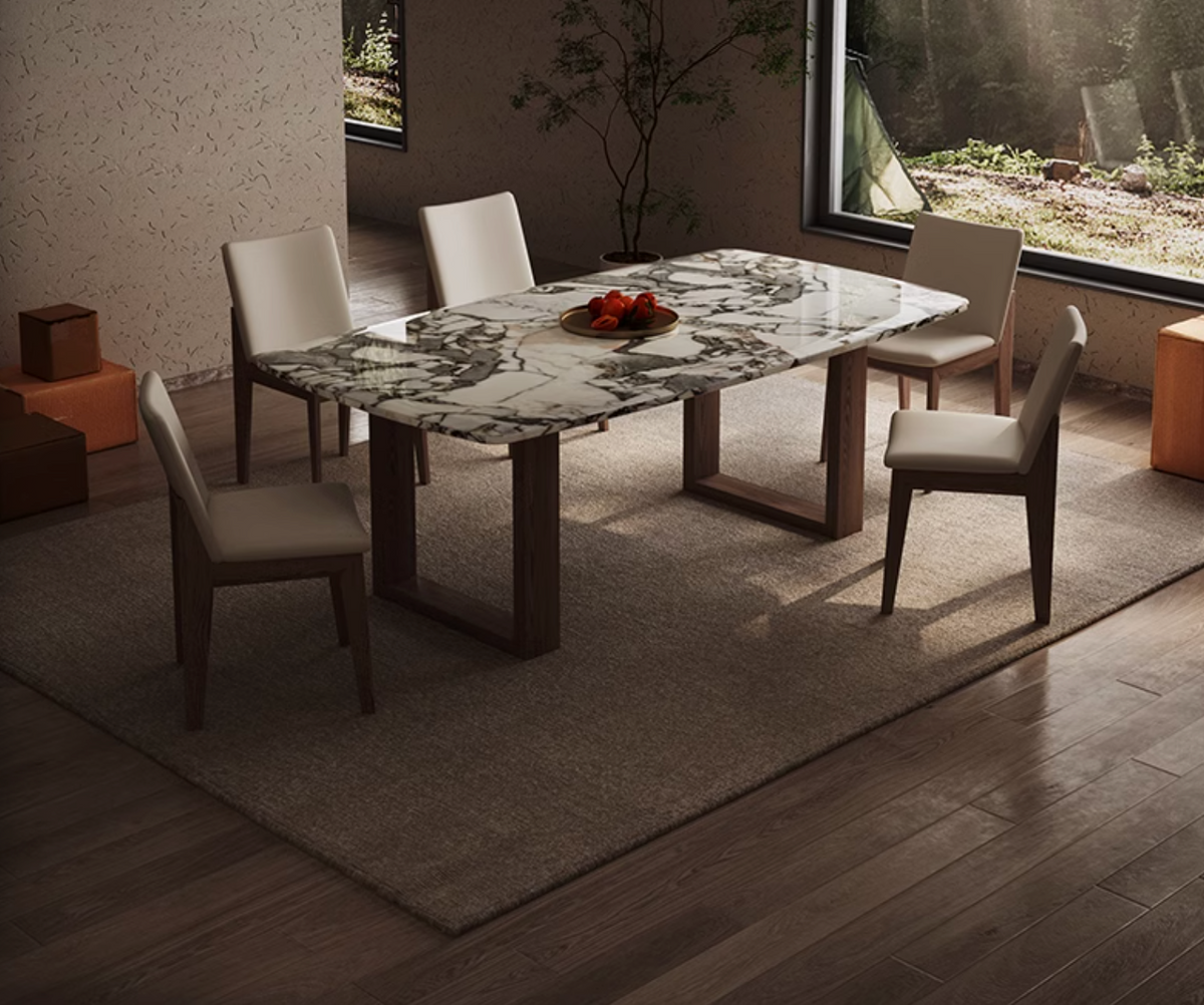 Donovan Dining Table, Marble
