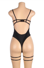 YesX Black Mesh Underwired Body