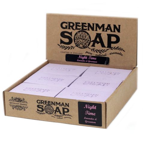 Night Time Greenman Soap Slice 100g