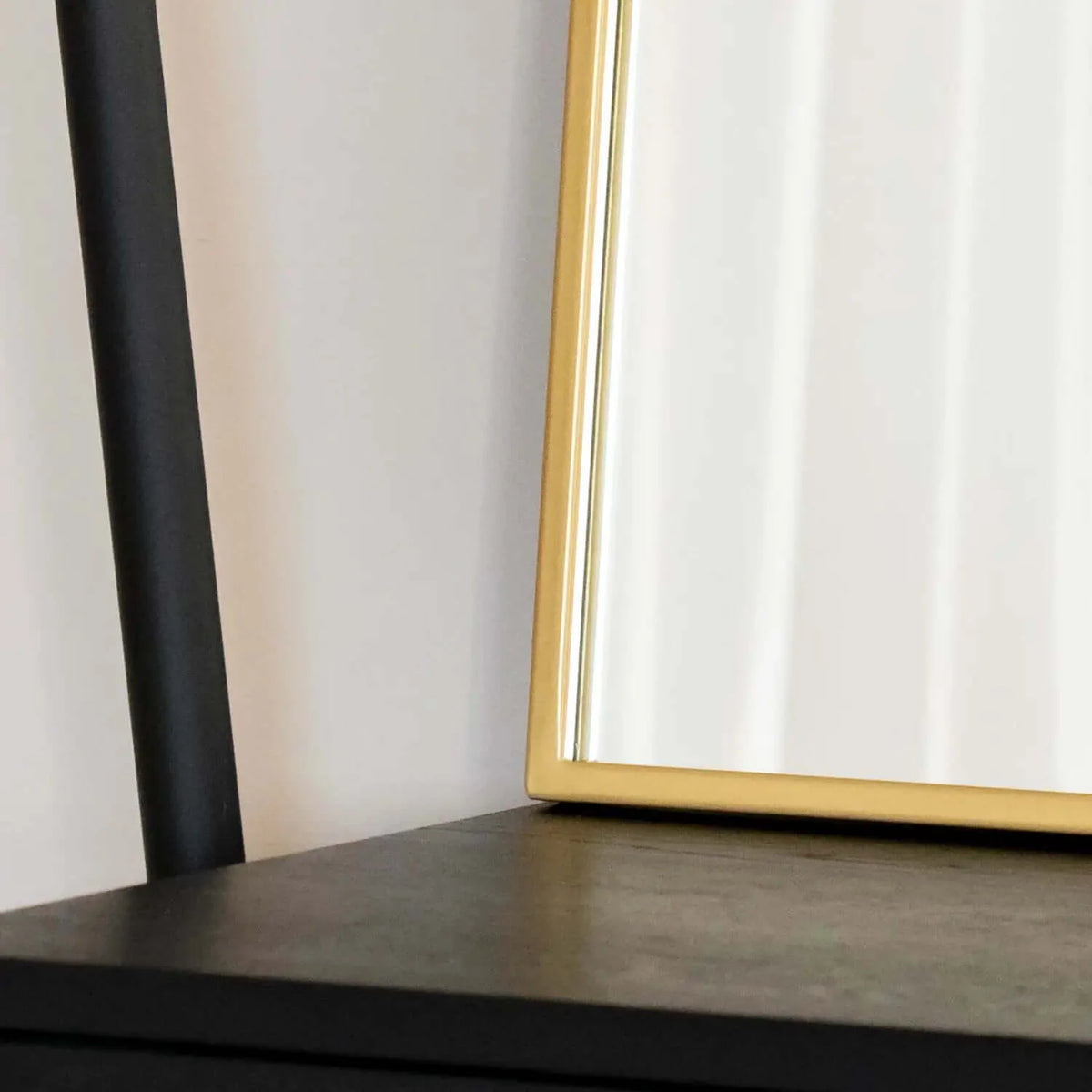 Akiko- Gold Metal Arched Mirror - 95cm x 120cm