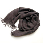 Alpaca Kasardevi Handwoven Shawl | Dark Chocolate Brown