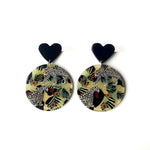 Amure Statement Leopard Earrings