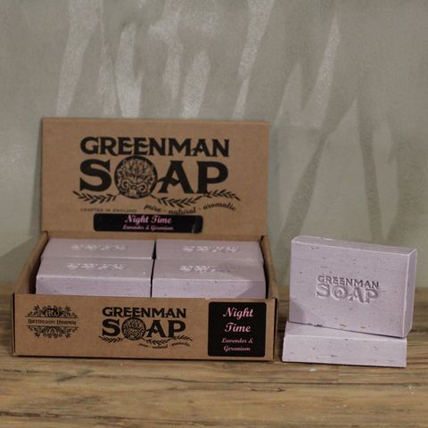 Night Time Greenman Soap Slice 100g