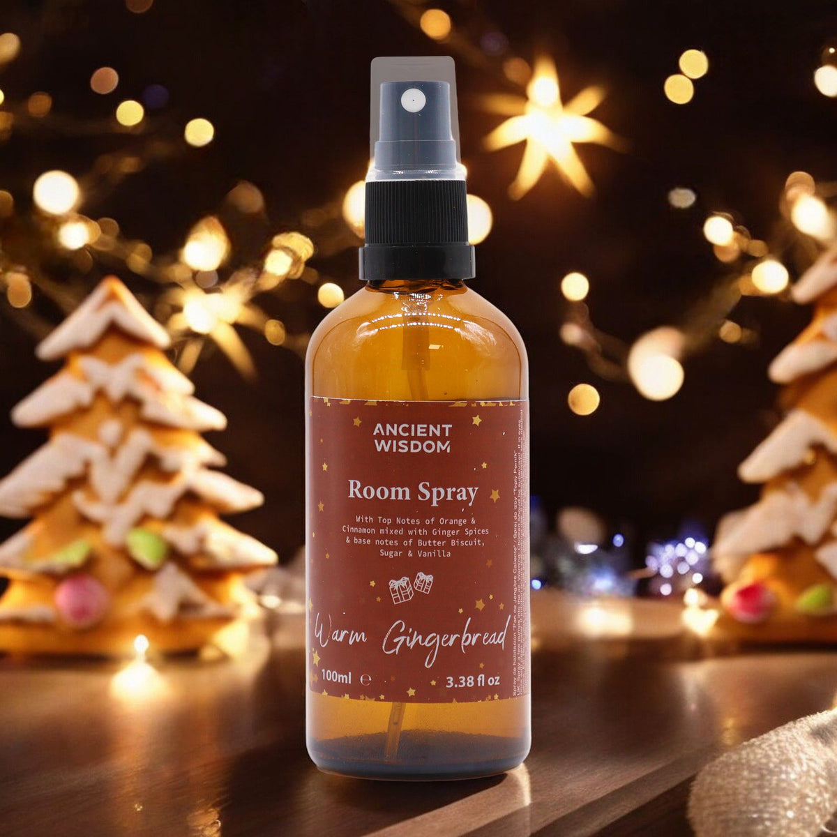 Warm Gingerbread Christmas Room & Pillow Spray 100ml