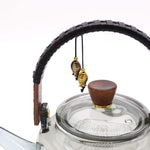 Glass Infuser Teapot - With Steamer System Charcoal - 1000ml