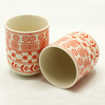 6 x Herbal Tea Cups - Amber