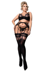 Ballerina Plus Size 595 Black Hold Ups