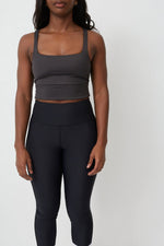 Bea Activewear Top in Liquorice | Studio Ehr