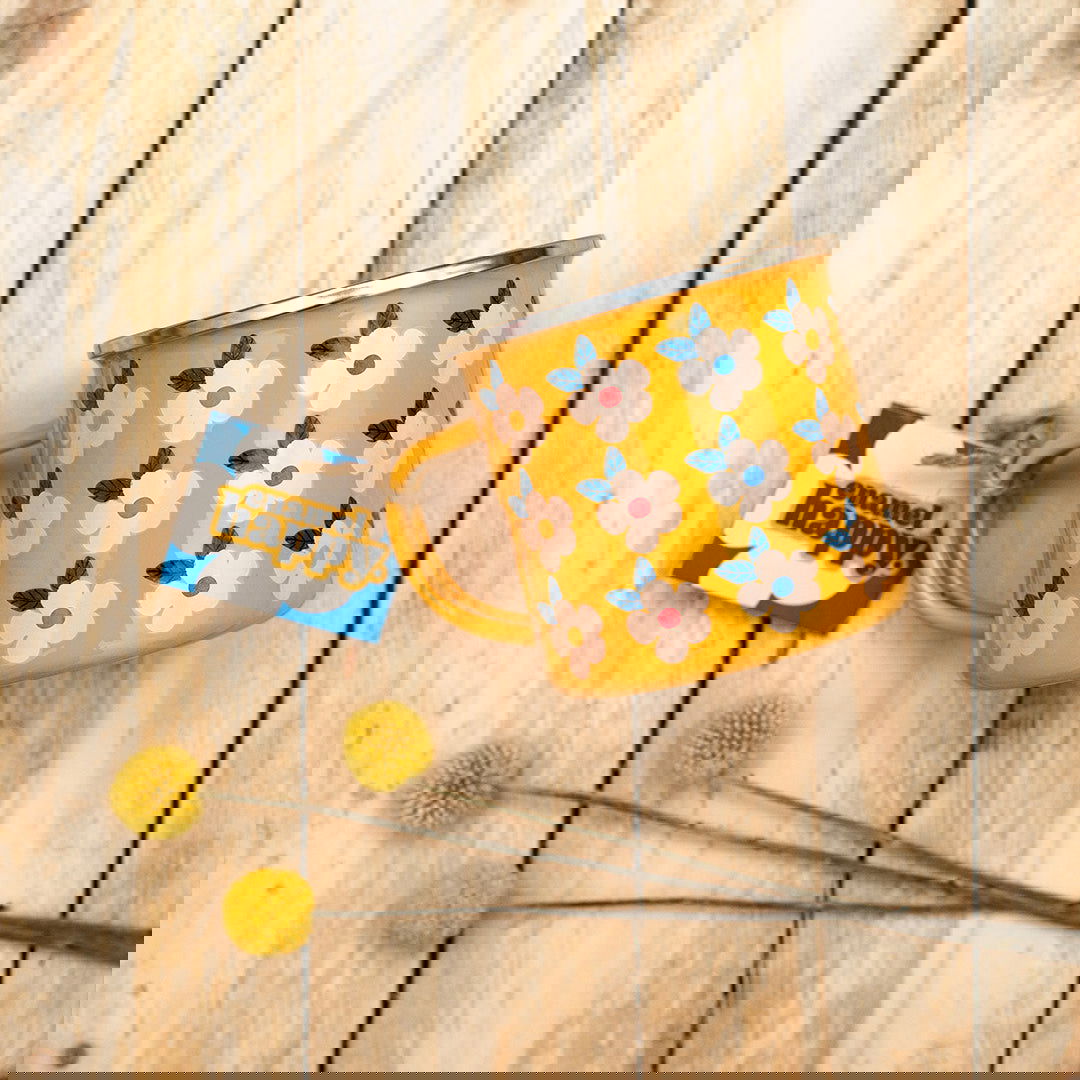 Enamelhappy Beautiful Colourful Retro Floral Enamel Mug - Various Colours