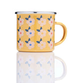 Enamelhappy Beautiful Colourful Retro Floral Enamel Mug - Various Colours