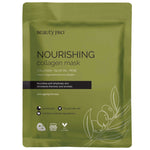 BeautyPro Nourishing Collagen Face Mask with Olive Extract and Rose Single Sheet Mask Treatment (1 x mask)