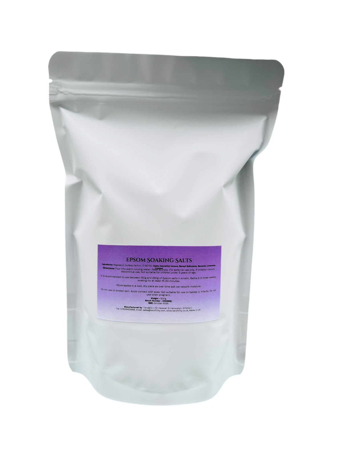 Bed Time Epsom Salts 500g