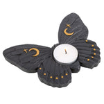 Black Moth Tealight Candle Holder - ScentiMelti Home Fragrance, Beauty & Gifts UK