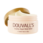 Douvall's Organic Creamy Argan Body Butter Vanilla 240ml