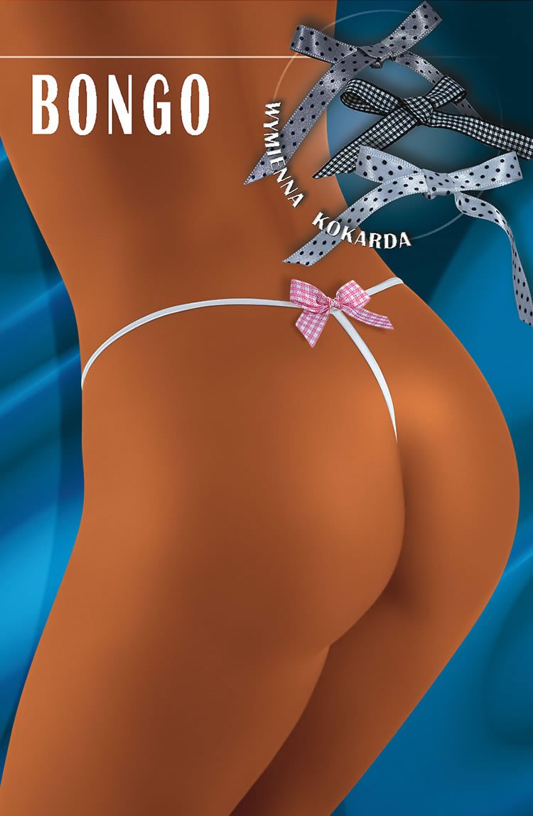 Wolbar Bongo Black Bow Thong