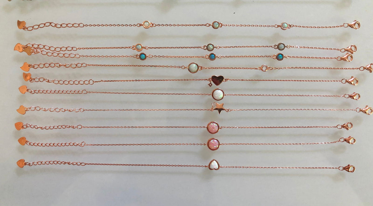 Bracelets with Opal stones