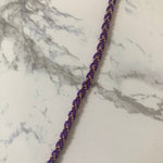 Braided Anklets purple