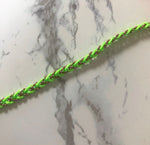 Braided Anklets Neon Green