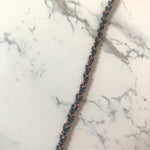 Braided Anklets Grey