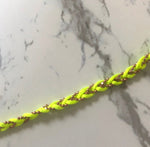 Braided Anklets Neon Yellow