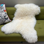 British White Sheepskin Rug Sustainable & Eco-tanned | Large