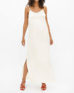 Calabar White Mulberry Silk Slip Dress