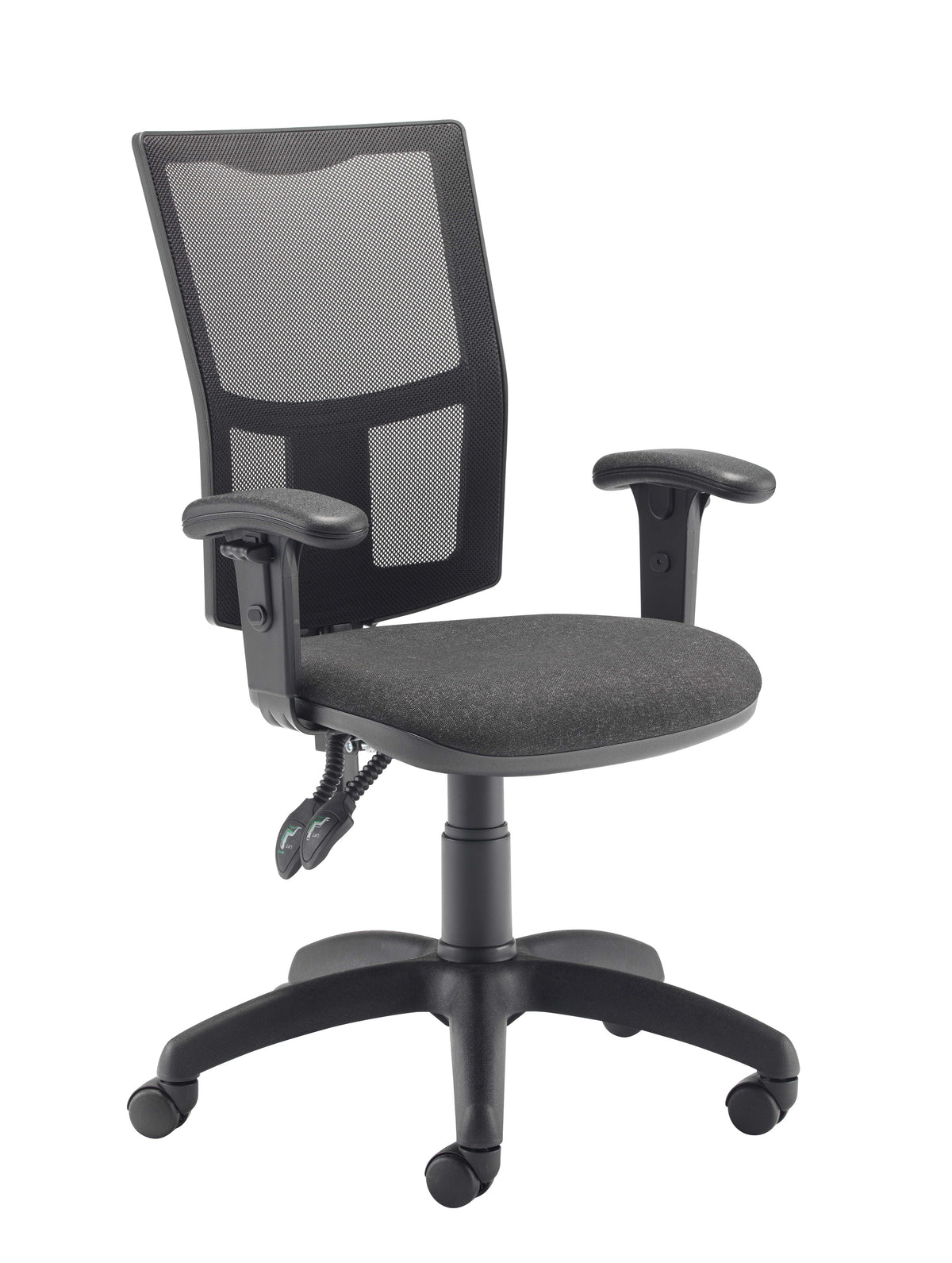 Calypso 2 Mesh + Chair Black Fixed Arms