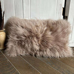 Cashmere Fur Cushion | Honey Gold 30cm x 50cm